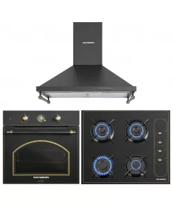 Pachet Incorporabil Rustic Cuptor Hausberg HB-8055RST, 57L, putere 1600W, Plita Incorporabila Hausberg HB-575RST, 4 arzatoare, Gaz, 60 cm, Hota decorativa Hausberg HB-1505RST, Putere absorbtie 450 m3/h, 1 motor, 60 cm otel inoxidabil, Negru Rustic Pachet Incorporabil Rustic Cuptor Hausberg HB-8055RST, 57L, putere 1600W, Plita Incorporabila Hausberg HB-575RST, 4 arzatoare, Gaz, 60 cm, Hota decorativa Hausberg HB-1505RST, Putere absorbtie 450 m3/h, 1 motor, 60 cm otel inoxidabil, Negru Rustic