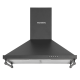 Pachet Incorporabil Rustic Cuptor Hausberg HB-8055RST, 57L, putere 1600W, Plita Incorporabila Hausberg HB-575RST, 4 arzatoare, Gaz, 60 cm, Hota decorativa Hausberg HB-1505RST, Putere absorbtie 450 m3/h, 1 motor, 60 cm otel inoxidabil, Negru Rustic