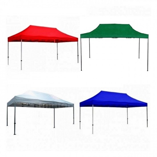 Cort pavilion pliabil  3 x 4,5 m, cadru metal