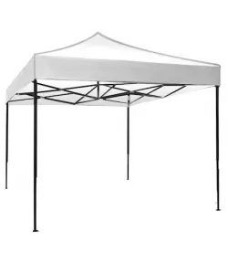 Cort Pavilion Pliabil 3x3m , Cadru Metal, Alb pentru Curte, Gradina, Evenimente Cort Pavilion Pliabil 3x3m , Cadru Metal, Alb pentru Curte, Gradina, Evenimente