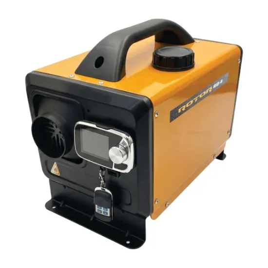 Incalzitor Diesel ROTOR RID-8, 8 kW, rezervor 5 L, 12V/24V/230V, 1 iesire aer, controler LCD, telecomanda, pentru auto, garaj, camping si cabana