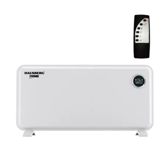 Convector electric digital HAUSBERG HB-8215AB, 2000W, cu telecomandă și termostat