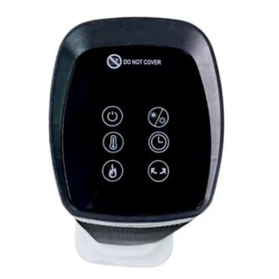 Semineu Electric Digital HAUSBERG HB-8219AB, 2000W, efect de flacara 3D, incalzire ceramica PTC, Telecomanda, Afisaj LED