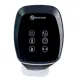 Semineu Electric Digital HAUSBERG HB-8219AB, 2000W, efect de flacara 3D, incalzire ceramica PTC, Telecomanda, Afisaj LED