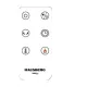 Semineu Electric Digital HAUSBERG HB-8219AB, 2000W, efect de flacara 3D, incalzire ceramica PTC, Telecomanda, Afisaj LED