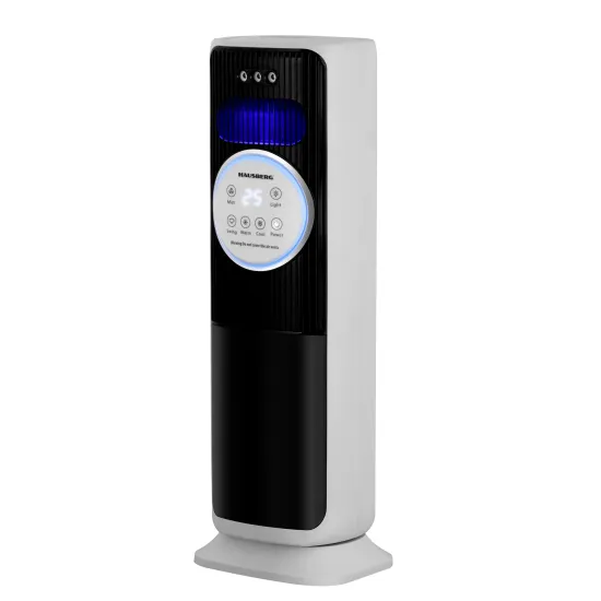 Radiator digital tip turn, cu ventilatie si efect de flacara, Hausberg HB-8233NG