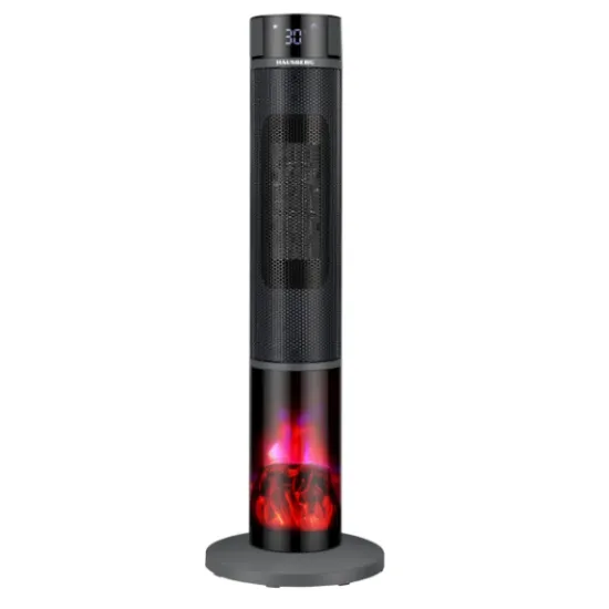 Semineu Electric Digital Tip Turn HAUSBERG HB-8228NG, 2000W, efect de flacara, protectie la rasturnare, termostat, telecomanda