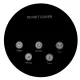 Semineu Electric Digital Tip Turn HAUSBERG HB-8228NG, 2000W, efect de flacara, protectie la rasturnare, termostat, telecomanda