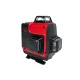 Kit Nivelă Laser 360° German Meister, Laser Verde 4×360°, Trepied + Ochelari + Accesorii, Model Profesional