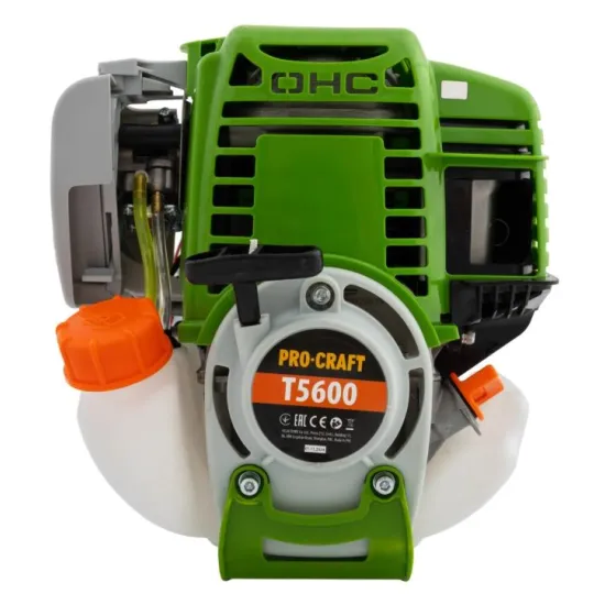 Motocoasa benzina Procraft T5600, 4T, 7.8CP, 9000 rpm, 3 sisteme de taiere