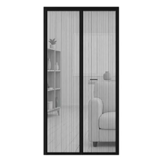 Plasa magnetica Micul Fermier, anti-insecte, pentru usa, dimensiune 120*210 cm, negru