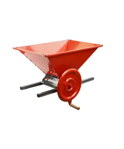 Zdrobitor de struguri manual Elefant, tambur aluminiu, cuva 55L