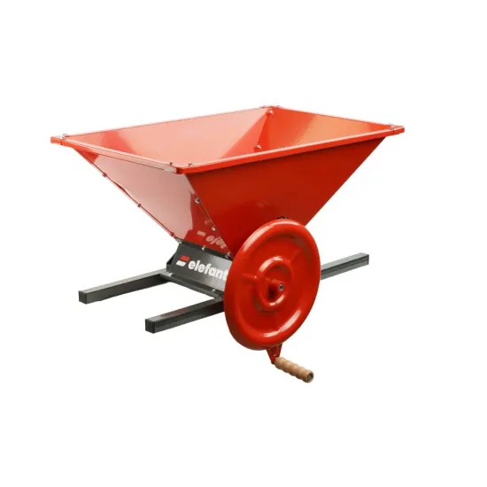 Zdrobitor de struguri manual Elefant, tambur aluminiu, cuva 55L