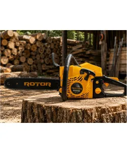 Drujba de mana pentru astereala pe benzina Rotor , 2 kw-3,9CP, 10500 rot/min, Ungere Lant Automata