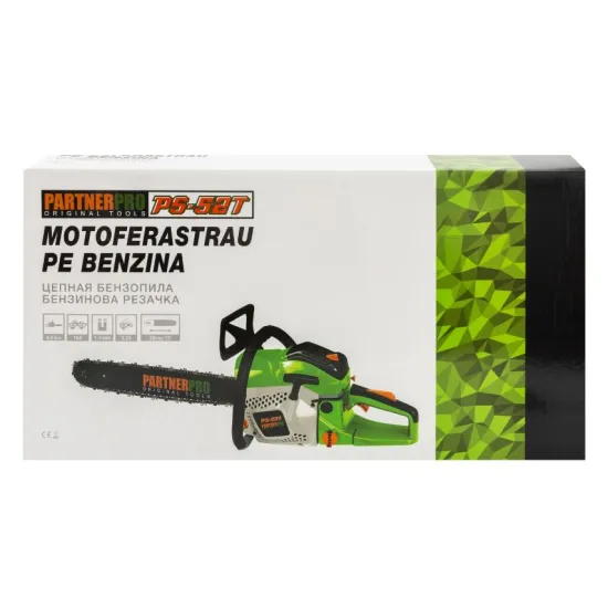 Drujba pe benzina PARTNERPRO, 6.7CP, 3400RPM, Lama 38 cm