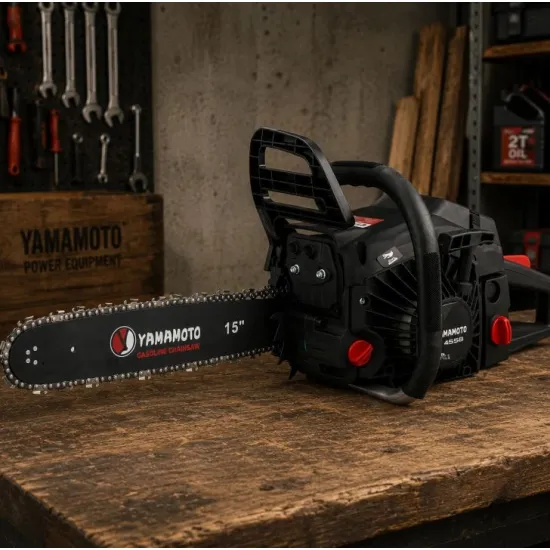 Drujbă pe benzină YAMAMOTO CS-4558 4.8 kW / 4 CP, 58 cm³, 3400 rot/min
