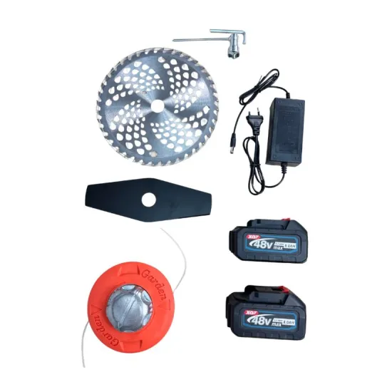 Motocoasă electrică German Meister, 2 acumulatori 48V 8Ah, disc 230 mm, 13000 RPM Rosie