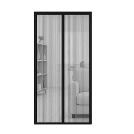 Plasa magnetica Micul Fermier, anti-insecte, pentru usa, dimensiune 100*210 cm, maro
