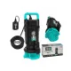 Pompa submersibila apa curata DDT cu plutitor WQDS-0.6 – 0.75HP, 220V, debit 3 m³/h, bobinaj cupru masiv, refulare 25m