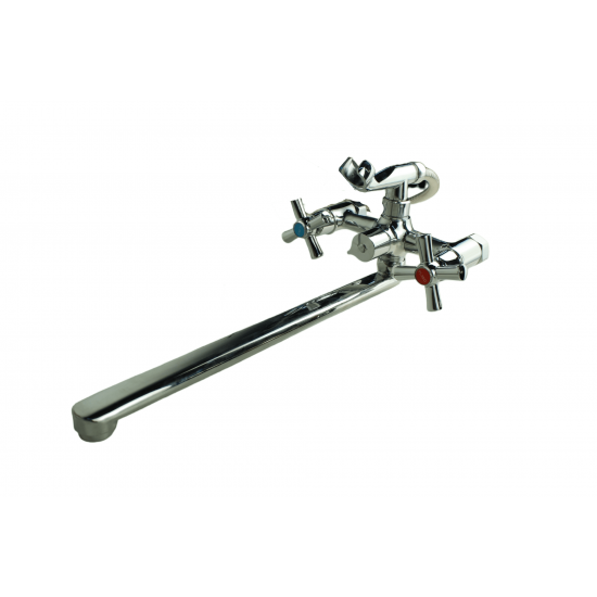 Baterie baie chrome, silumin, cartus ceramic, monocomanda, FLEKO FZBB-535