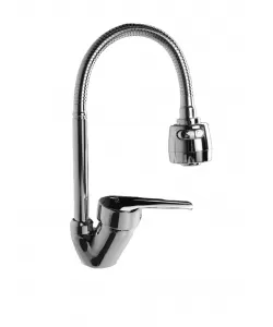 Baterie lavoar chrome, silumin, cartus ceramic 40mm, monocomanda, FLEKO FZUF(17)-203 Baterie lavoar chrome, silumin, cartus ceramic 40mm, monocomanda, FLEKO FZUF(17)-203