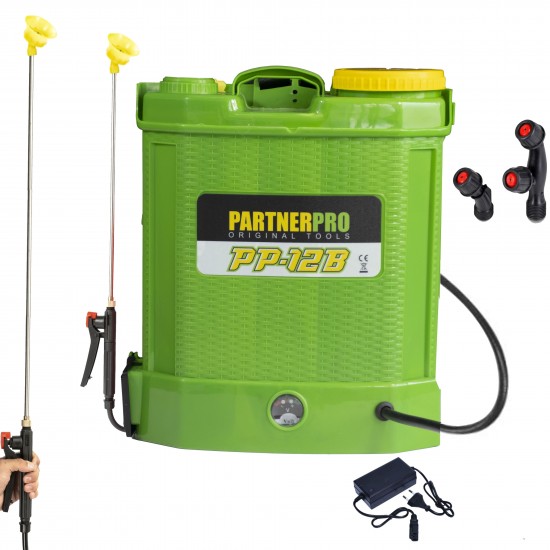 Pompa de stropit cu acumulator PARTNER PRO PP12B, 12L