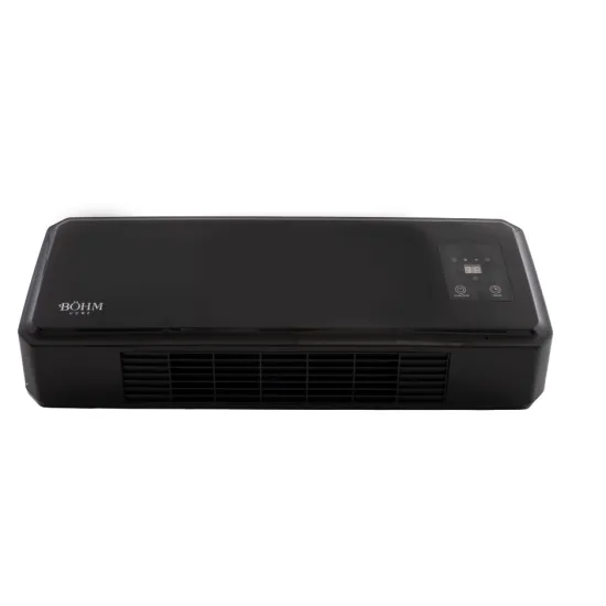 Aeroterma de perete cu display si telecomanda BÖHM BH2000BL, 20–25 m², 1000W-2000W