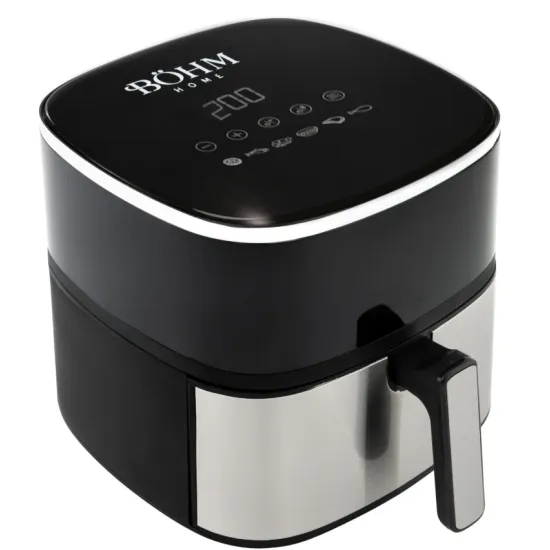 Friteuză cu aer cald BÖHM BDY-AF533R , 1400 W, 6 L, 6 Programe Control digital