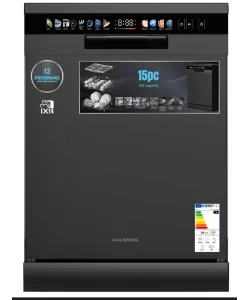 Mașină de spălat vase Hausberg HB-6215NG, digitală, 8+4 programe, negru