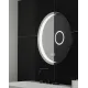 Oglinda LED Rotunda, 70cm, Orbis Touch, Sistem Dezaburire, Dimabila