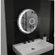 Oglinda LED Rotunda, 70cm, Orbis Touch, Sistem Dezaburire, Dimabila