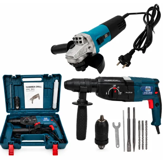 Pachet German Meister , Ciocan rotopercutor 1200 w si Flex electric 1200 W