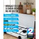 Plita cu doua arzatoare pe gaz si aprindere manuala BÖHM BG-M-002-W, 4.4 kW