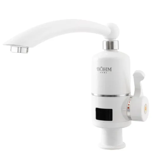 Robinet electric vertical cu pipă rotativă tip L, afișaj digital BÖHM BY-24A-1