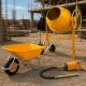 Pachet Santier ROTOR: Betoniera RB165 165L + Roaba 100L + Vibrator Beton RCV850