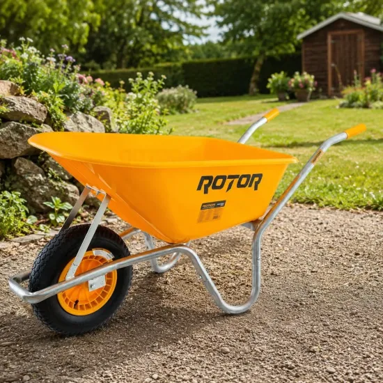 Pachet Santier ROTOR: Betoniera RB165 165L + Roaba 100L + Vibrator Beton RCV850