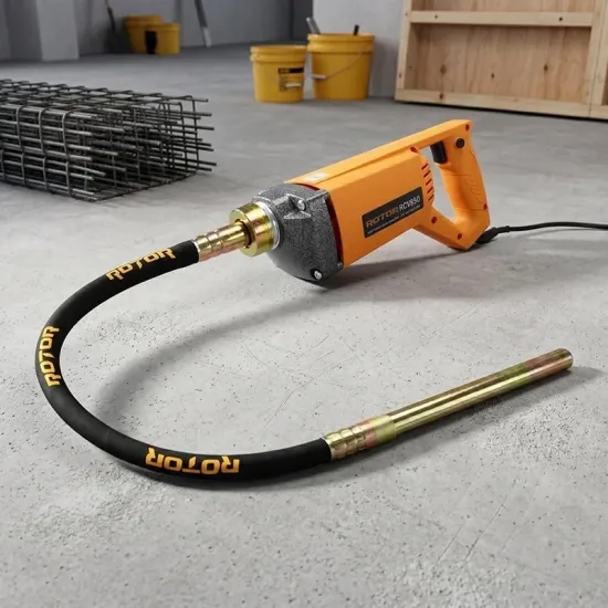 Pachet Santier ROTOR: Betoniera RB165 165L + Roaba 100L + Vibrator Beton RCV850