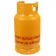 Butelie gaz GPL cu guler Rotor, volum 26l, metal, omologata ISCIR pentru Aragaz, Plita sau Soba, include furtun 2m, ceas regulator, cleme, cheie, garnitura