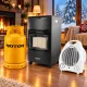 Pachet Soba Gaz GPL Bohm BF-003A, 4.2kW, 3 trepte, 20-80 m2 + Butelie GPL ROTOR 26L + Aeroterma Bohm BFH-801, 2000W CADOU