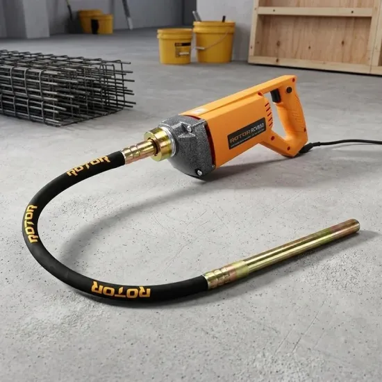 Pachet Betoniera ROTOR RB165, 165L, 900W + Vibrator Beton RCV850 CADOU