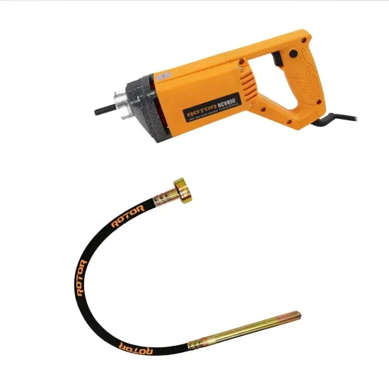 Pachet Betoniera ROTOR RB165, 165L, 900W + Vibrator Beton RCV850 CADOU