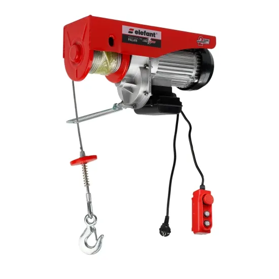 Pachet Troliu Electric Palan Elefant ETP1000, 1000 kg + Set Autofiletanta ROTOR RSET-AP21, 21V, 70 Nm, 40 de piese