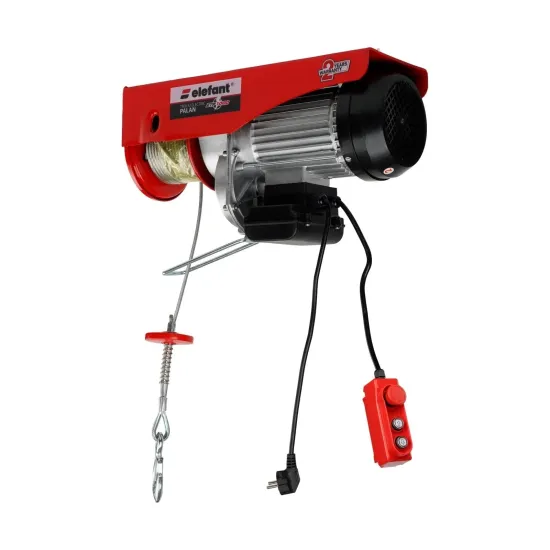 Pachet Troliu Electric Palan Elefant ETP1000, 1000 kg + Set Autofiletanta ROTOR RSET-AP21, 21V, 70 Nm, 40 de piese