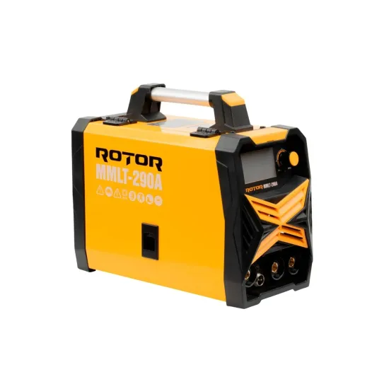 Pachet Aparat Sudura MIG MMA TIG ROTOR MMLT-290A, 290 A + Geanta Textila Scule 16 inch, 14 buzunare
