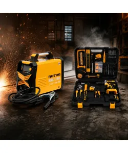 Pachet Aparat Sudura MIG/MMA/TIG ROTOR MMLT-290A + Set Autofiletanta Acumulator RSET-AP21 21V