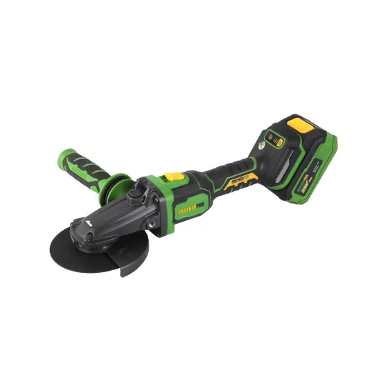 Pachet Polizor Unghiular cu Acumulator PartnerPro PBA-4A, 20V, 125 mm, Brushless + 25 Discuri Taiere Metal + Disc Diamantat + Ochelari de protectie