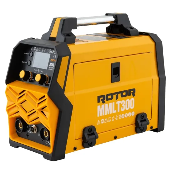 Pachet Aparat Sudura Invertor ROTOR MMLT-300, MIG MMA LIFT-TIG + Geanta Textila Scule 16 inch, 21 buzunare