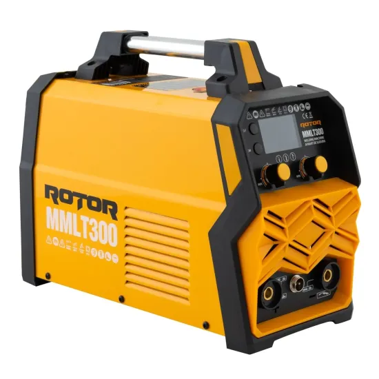 Pachet Aparat Sudura Invertor ROTOR MMLT-300, MIG MMA LIFT-TIG + Geanta Textila Scule 16 inch, 21 buzunare