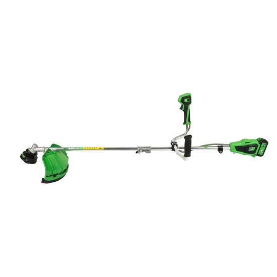 Motocoasa electrica Micul Fermier, 20V, 2 acumulatori 4Ah, 3 viteze, maner dublu, Brushless