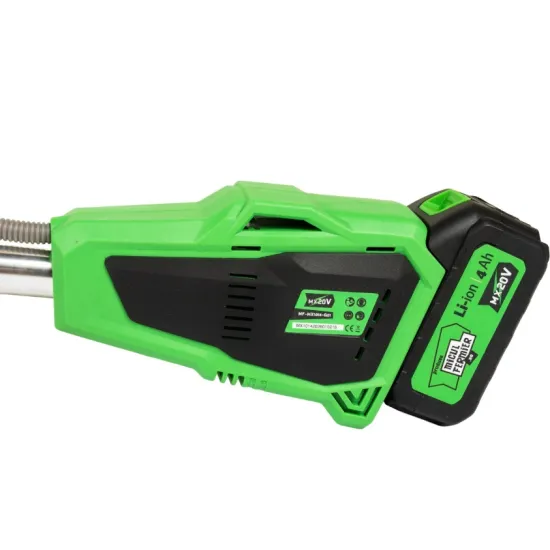 Motocoasa electrica Micul Fermier, 20V, 2 acumulatori 4Ah, 3 viteze, maner dublu, Brushless